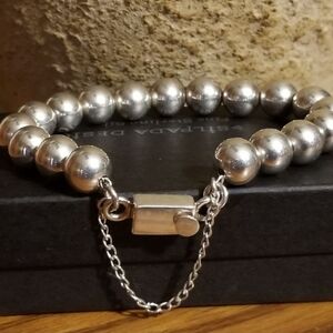 Vintage Silpada Sterling Silver Bead Bracelet